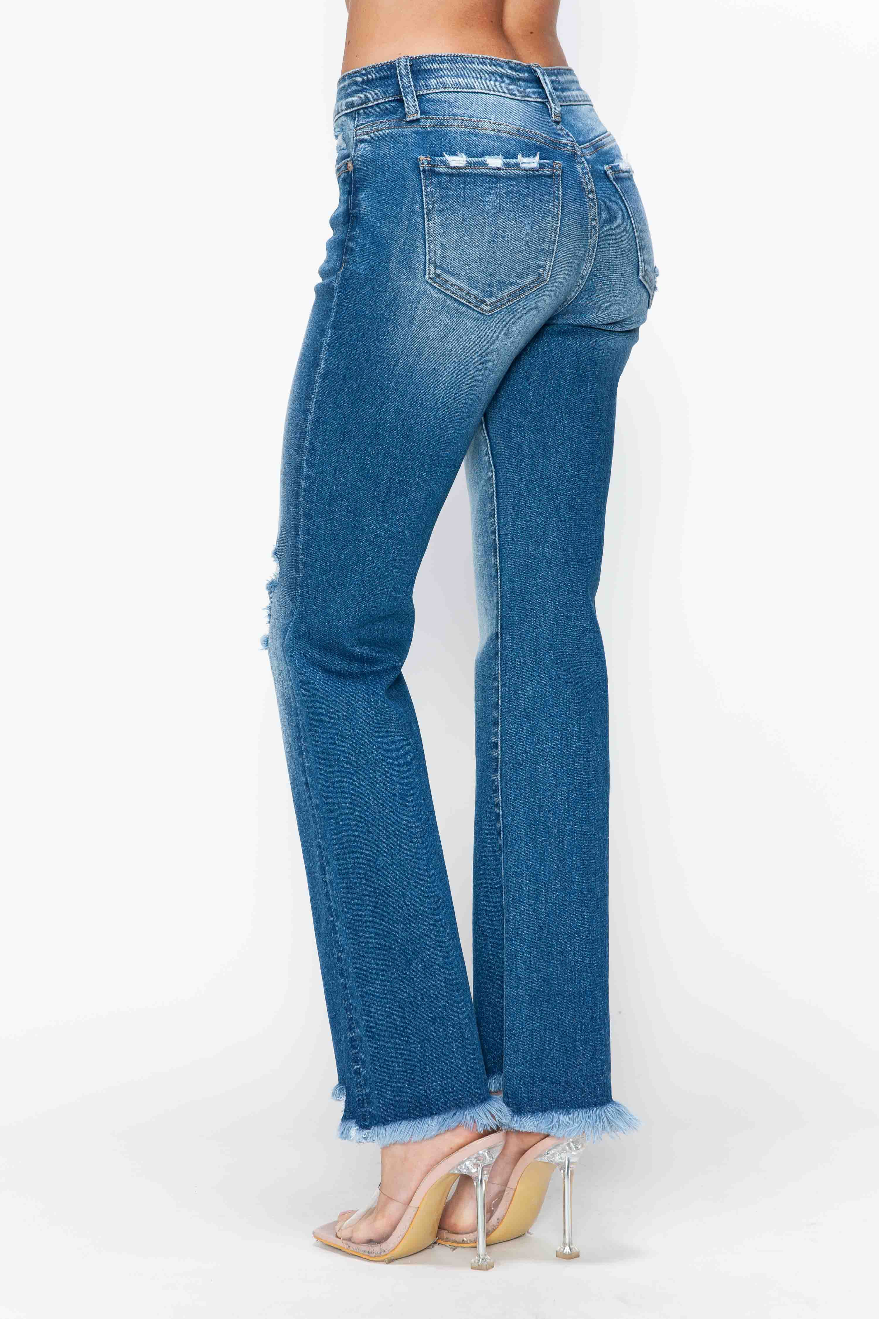 MID RISE RELAXED STRAIGHT LEG JEAN