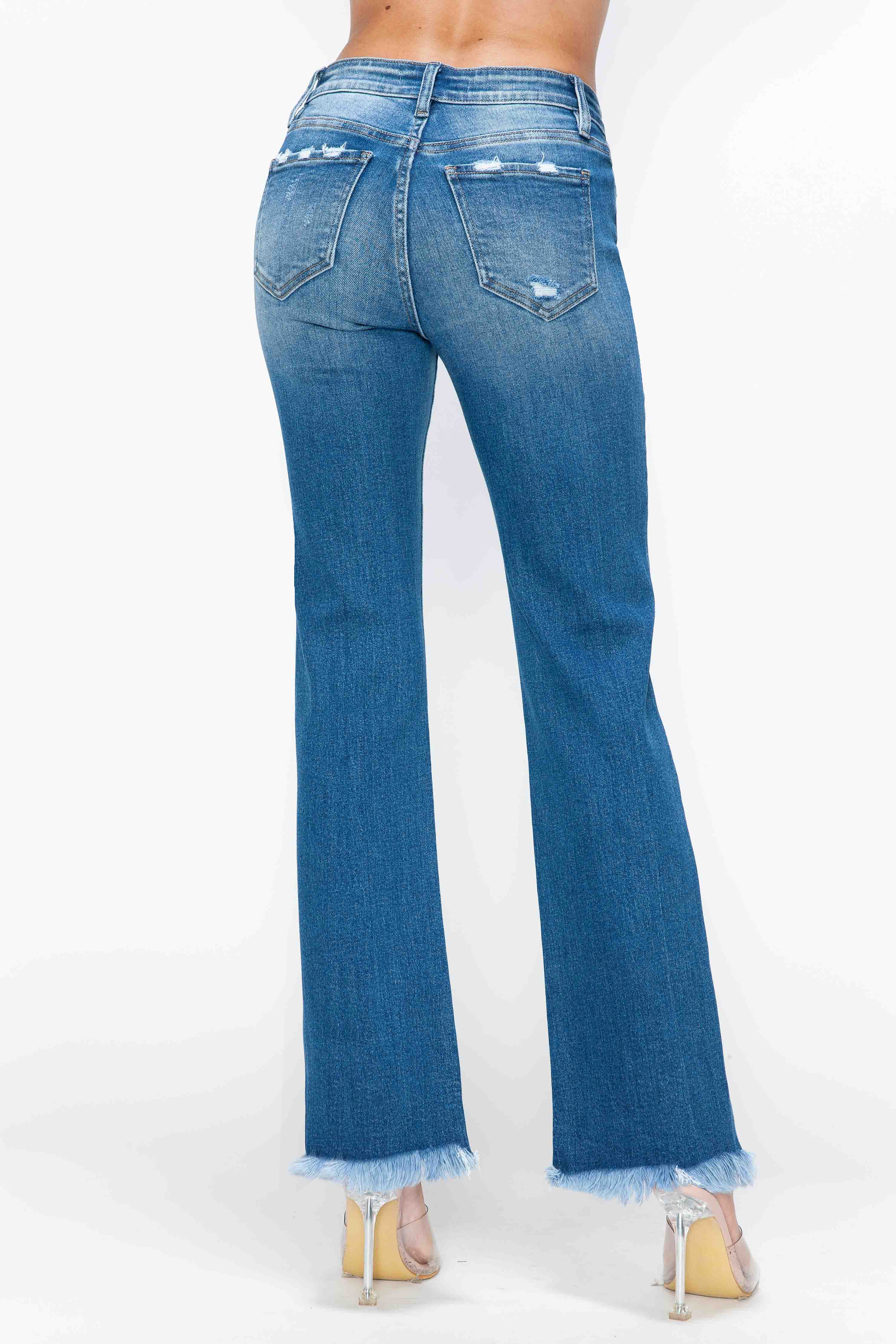 MID RISE RELAXED STRAIGHT LEG JEAN