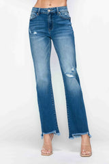 MID RISE RELAXED STRAIGHT LEG JEAN