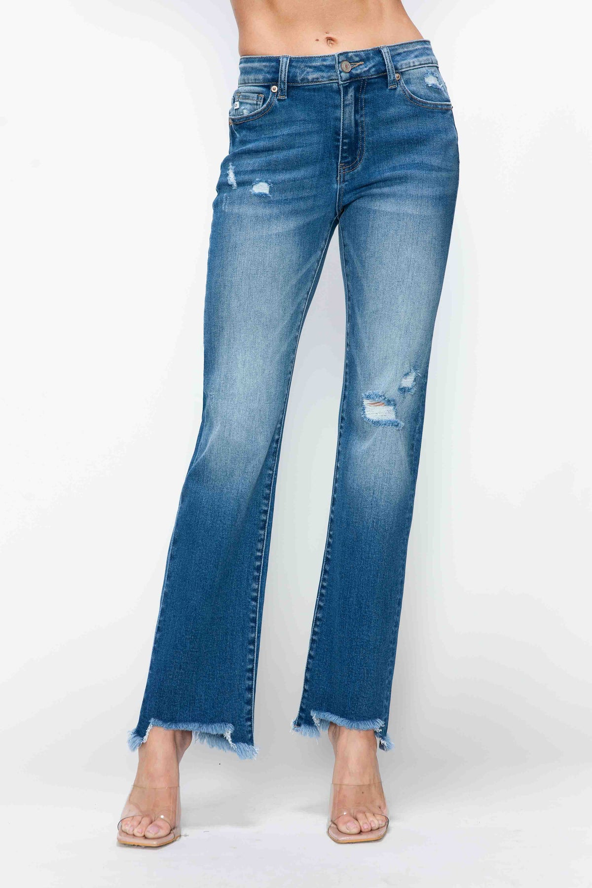 MID RISE RELAXED STRAIGHT LEG JEAN