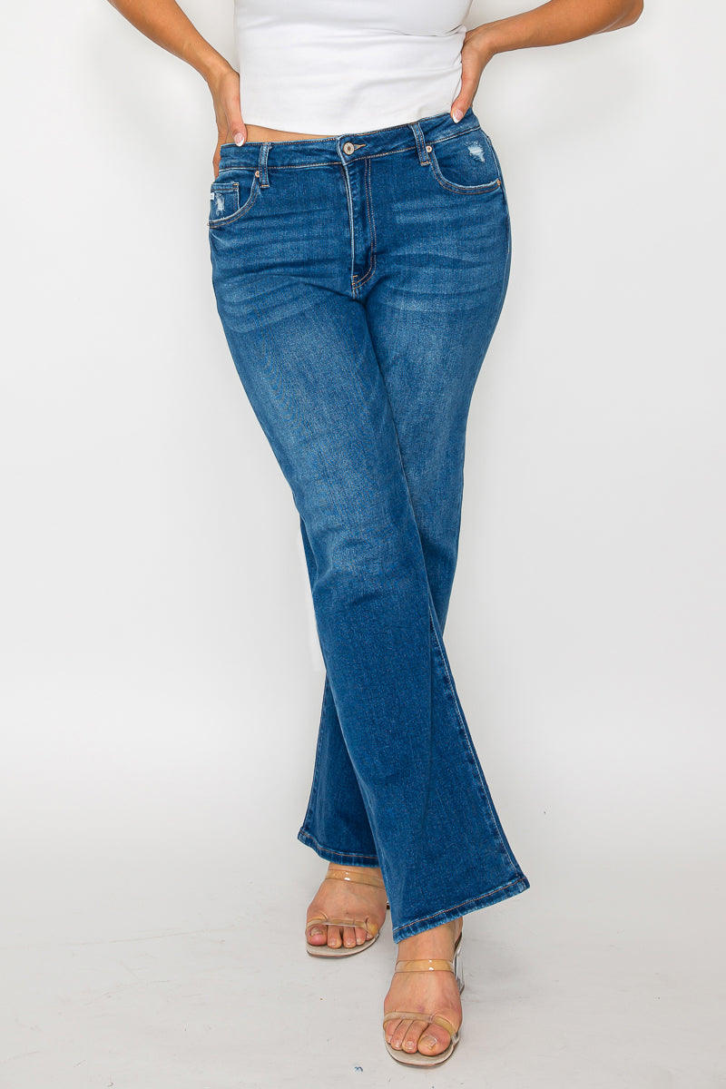 HIGH RISE STRAIGHT LEG JEAN bytos