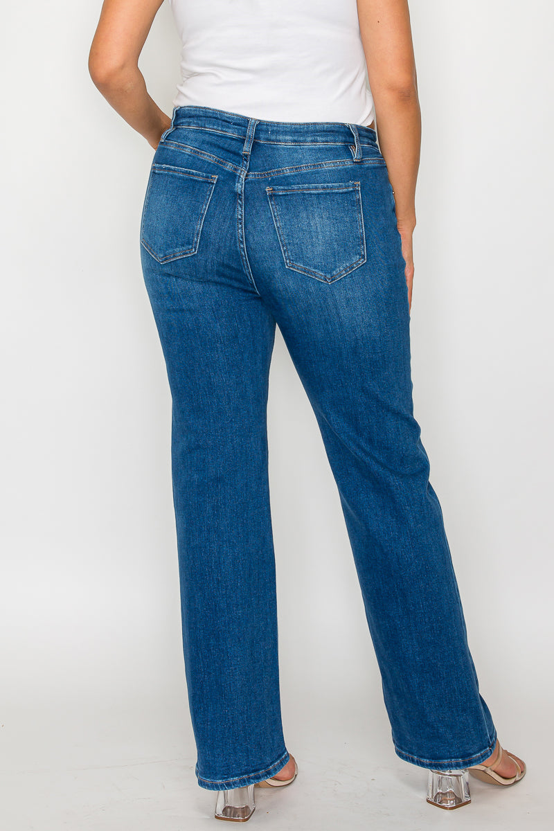 HIGH RISE STRAIGHT LEG JEAN bytos