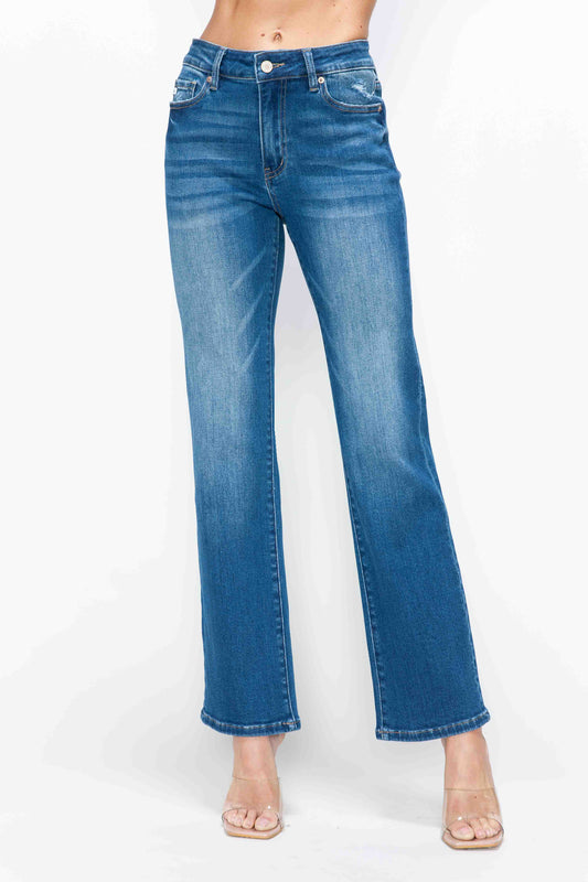 HIGH RISE STRAIGHT LEG JEAN 5002