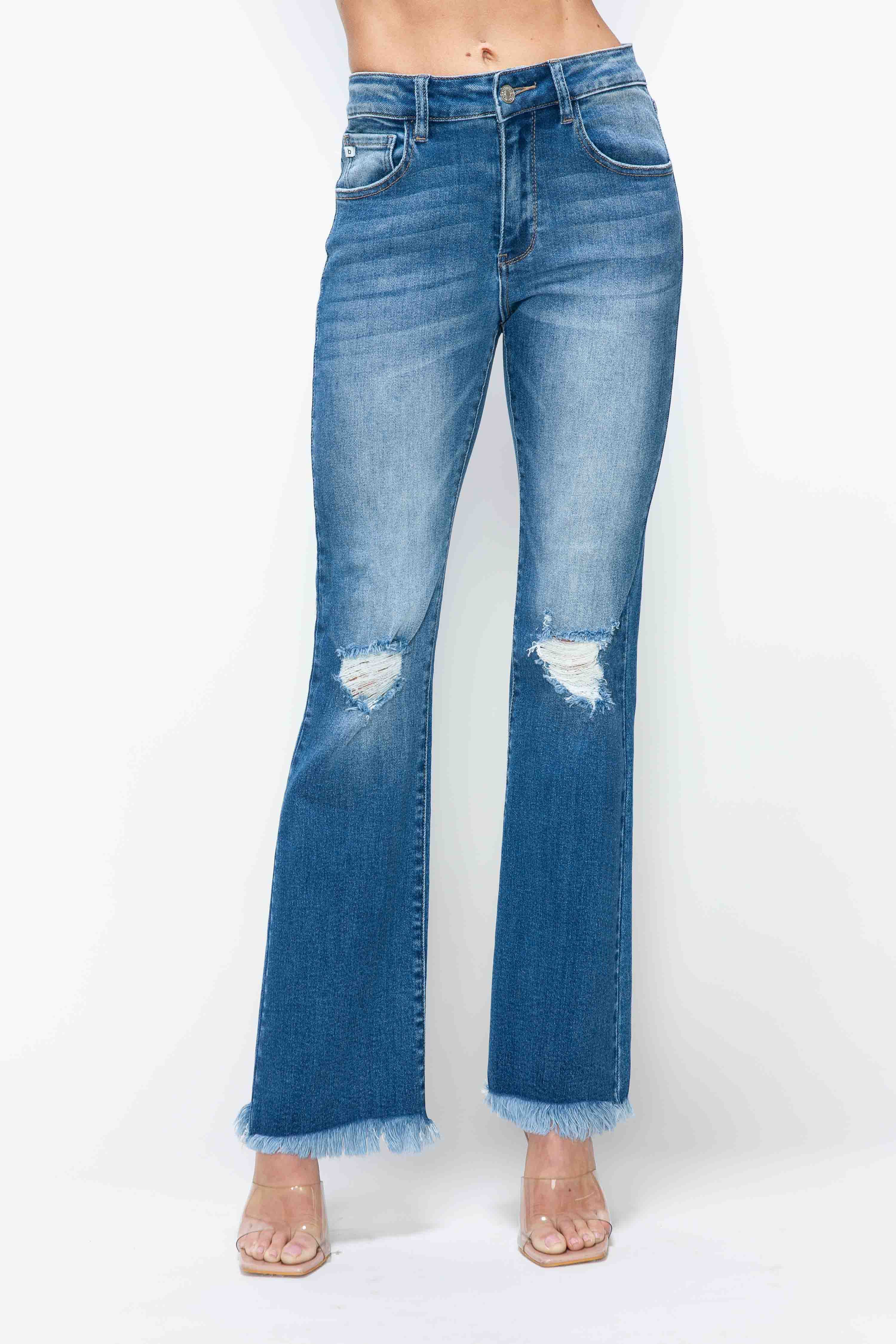 HIGH RISE BOOT CUT LEG