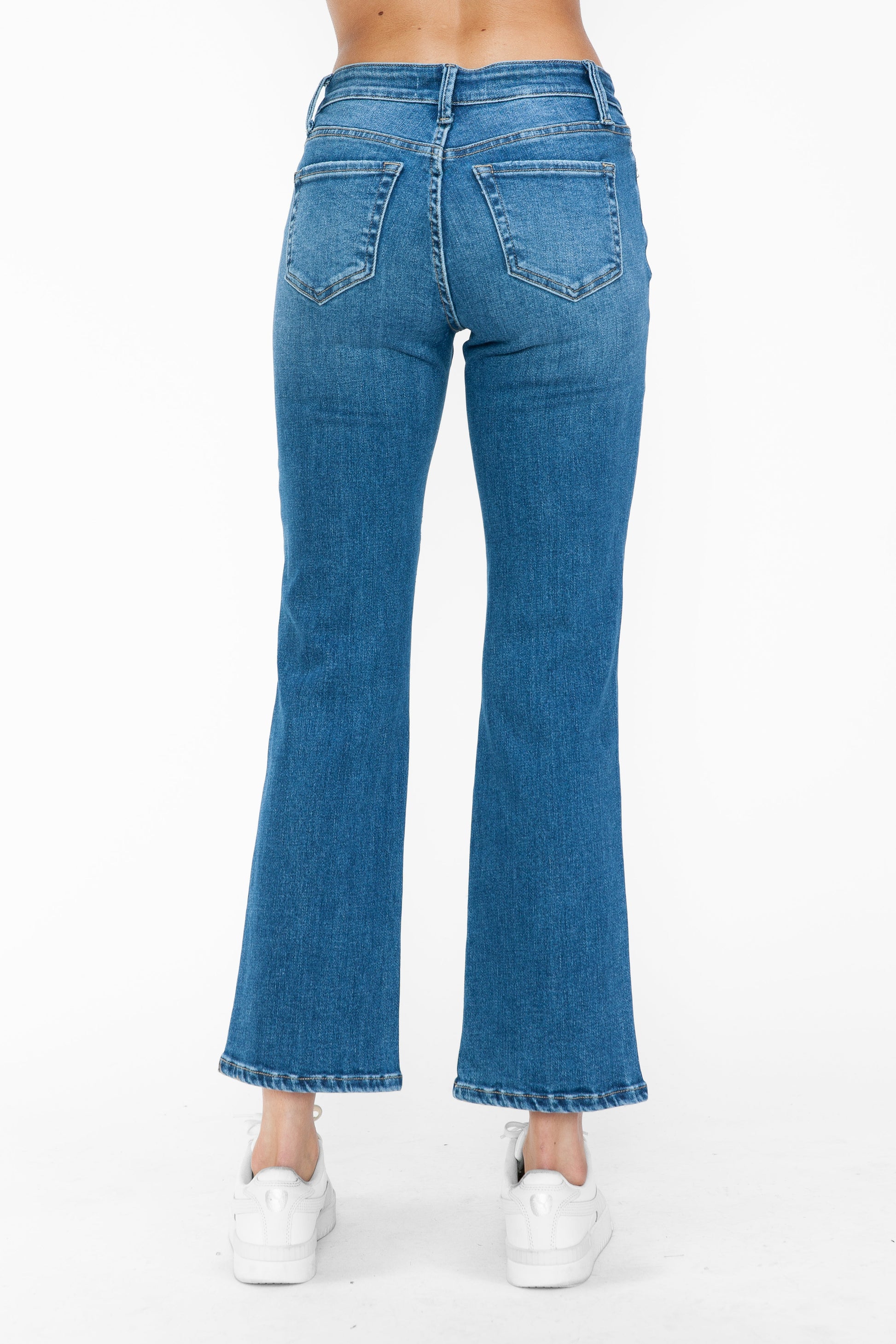 MID RISE ANKLE STRAIGHT LEG JEAN bytos