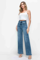 HIGH RISE WIDE LEG JEAN