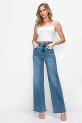 HIGH RISE WIDE LEG JEAN