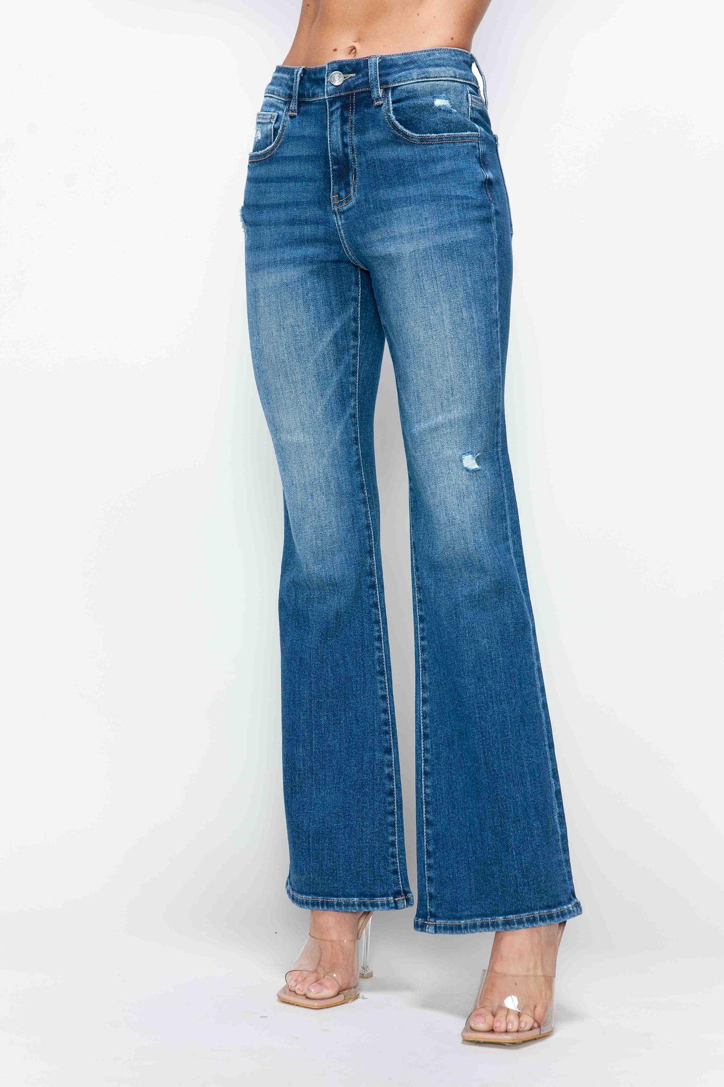 high rise boot cut leg bytos
