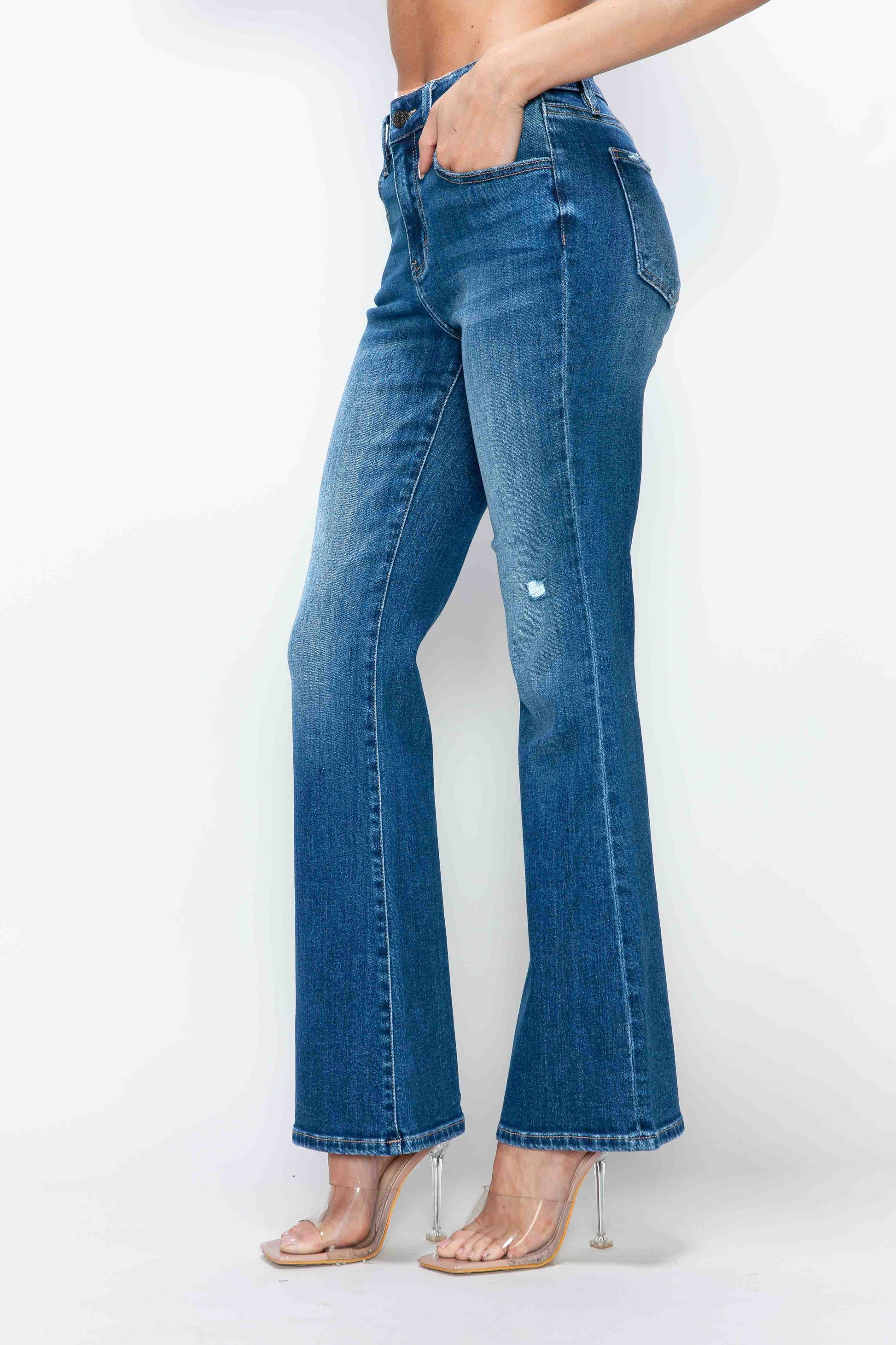 HIGH RISE BOOT CUT LEG bytos