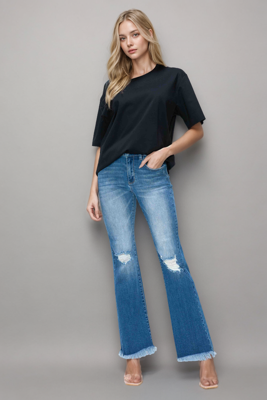 HIGH RISE BOOT CUT LEG bytos